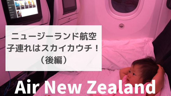 ニュージーランド航空 スカイカウチ レビュー 前編 小さい子連れならスカイカウチ一択 Nina Life